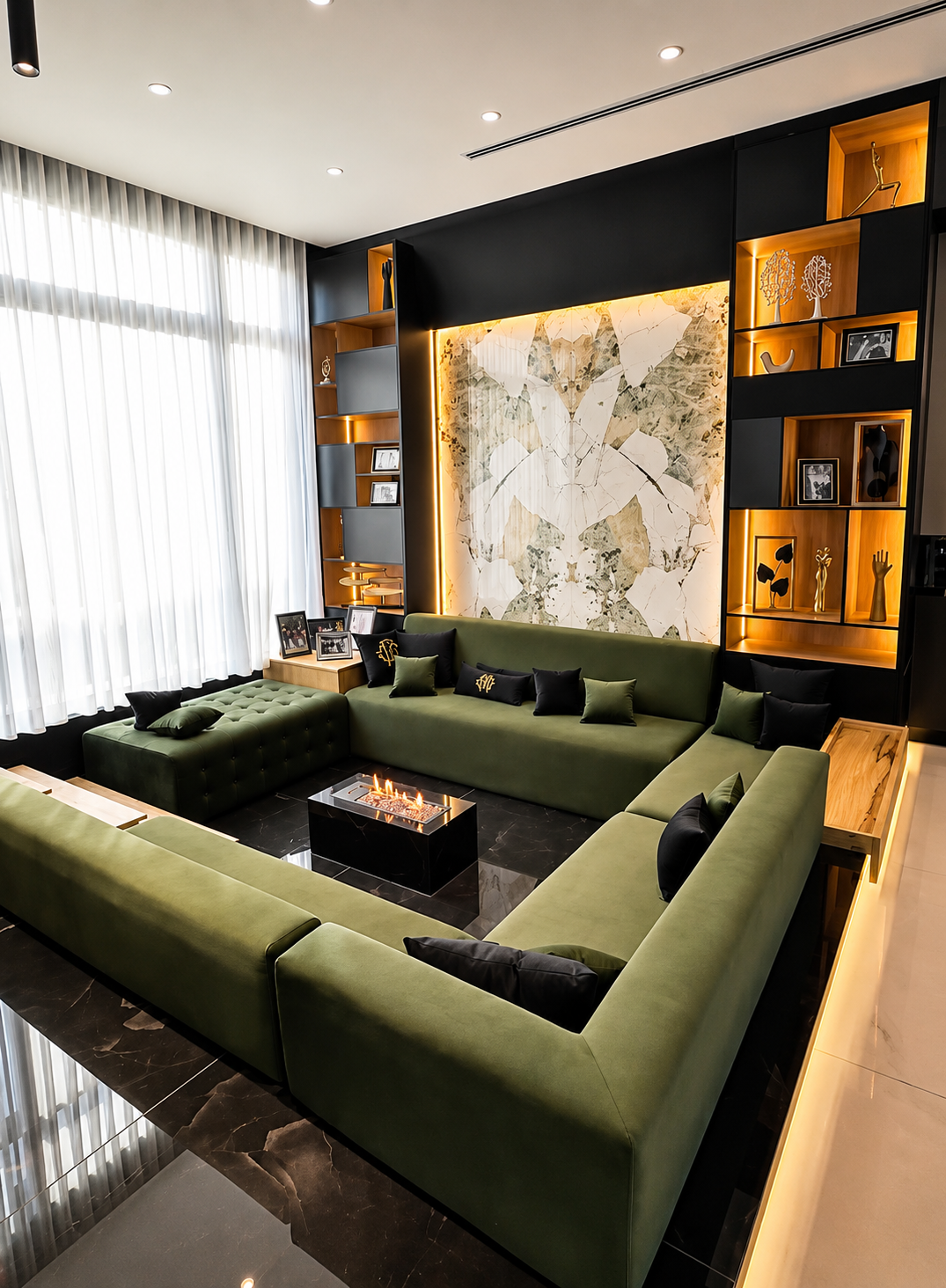 Refined lounge settings